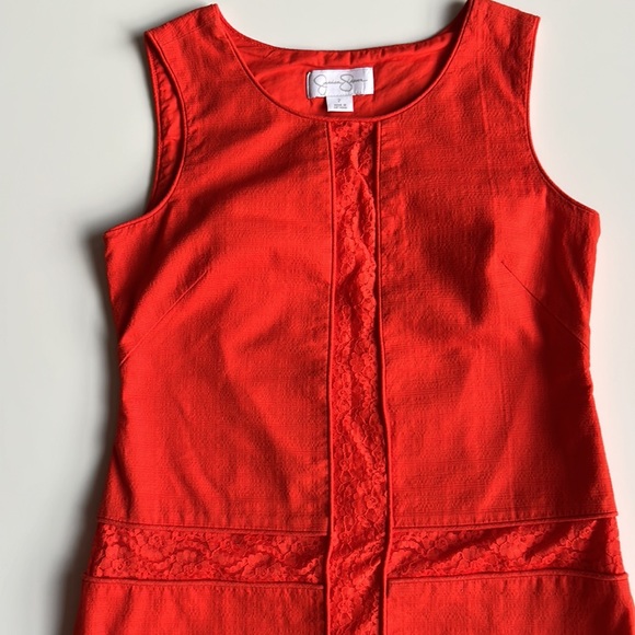 Jessica Simpson shift dress lace insert - Picture 3 of 10